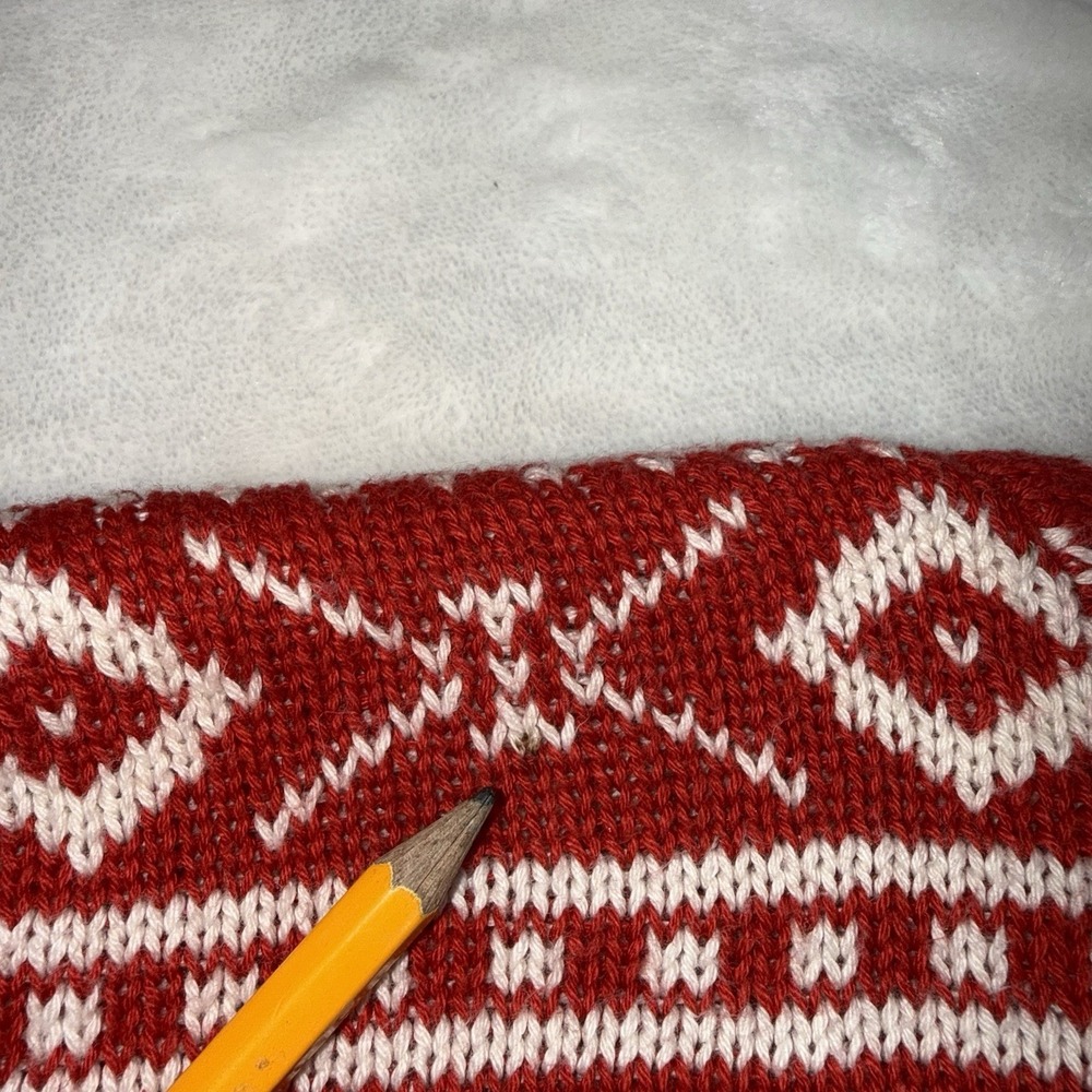 Vtg Abercrombie & Fitch 90s Y2K Fair Isle Nordic Print Knit Sweater Mens M USA - Picture 9 of 12